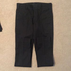 Express Black Extra Slim Cotton Dress Pants